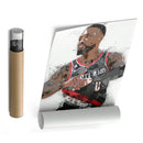 Damian Lillard Canvas Art – Portland Trail Blazers Superstar Wall Decor