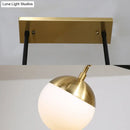 Postmodern black & gold island ceiling light kitchen pendant