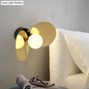 Brass Milk Glass Sconce