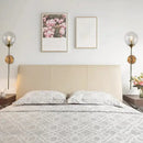 Postmodern brass pencil arm wall lamp with glass shade bedroom sconce