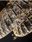 Postmodern crystal butterfly pendant light living room chandelier