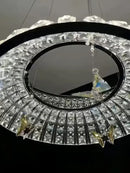 Postmodern crystal butterfly pendant light living room chandelier