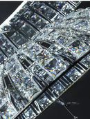 Postmodern crystal butterfly pendant light living room chandelier