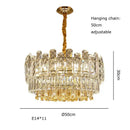 Postmodern decorbites gold lustre chandelier – dining room crystal light