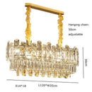 Postmodern decorbites gold lustre chandelier – dining room crystal light