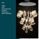 Postmodern decorbites golden love paper chandelier foyer led light