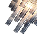 Postmodern gold and gray cylinder wall light – hallway wall lamp
