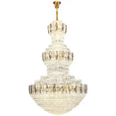 Postmodern gold and silver decorbites crystal chandelier hotel lobby
