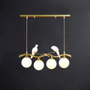 Postmodern gold bird deco pendant light dining room 110v-120v fixture
