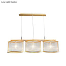 DecorBites™ Crystal Rod Island Light - Postmodern Gold Oval Pendant for Dining Room
