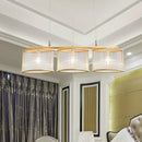 DecorBites™ Crystal Rod Island Light - Postmodern Gold Oval Pendant for Dining Room