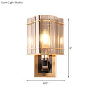 Postmodern gold crystal triangle wall light bedroom living space