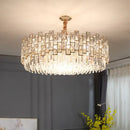 Postmodern gold decorbites crystal chandelier for living room