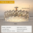 Postmodern gold decorbites crystal chandelier for living room