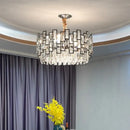 Postmodern gold decorbites crystal chandelier for living room