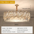 Postmodern gold decorbites crystal chandelier for living room
