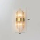 DecorBites™ K9 Crystal Wall Sconce Postmodern 2-Light for Living Room