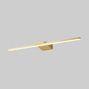 DecorBites™ Postmodern Brass LED Sconce Vanity Light with Acrylic Bath Wall Fixture