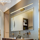 DecorBites™ Postmodern Brass LED Sconce Vanity Light with Acrylic Bath Wall Fixture