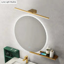 DecorBites™ Postmodern Brass LED Sconce Vanity Light with Acrylic Bath Wall Fixture