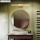 DecorBites™ Postmodern Brass LED Sconce Vanity Light with Acrylic Bath Wall Fixture