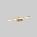 DecorBites™ Postmodern Brass LED Sconce Vanity Light with Acrylic Bath Wall Fixture