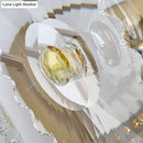 DecorBites™ Postmodern 2-Light Wall Sconce with Clear Crystal and Green/Gold Gem Accent