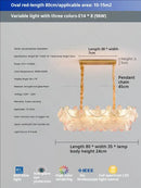 Postmodern lavender & white glass flower princess pendant light bedroom