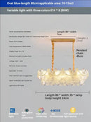 Postmodern lavender & white glass flower princess pendant light bedroom