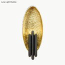 Postmodern led oblong wall lamp feature for bedroom 110v-120v