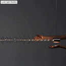 Postmodern lights luxury restaurant led spiral glass chandelier