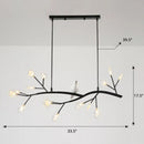 Postmodern metal bird island light black & white dining room hanging lamp