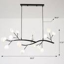 Postmodern metal bird island light black & white dining room hanging lamp