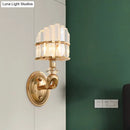 DecorBites™ Postmodern Tri-Sided Crystal Rod Wall Light in Gold - Half-Shade, 1 Head, Wall Mounted Lamp
