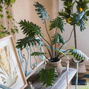 Artificial Philodendron Plant In Pot 31" Tall