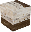 Grobrubbach Dark Brown Pouf
