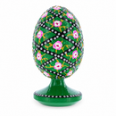1907 Rose Trellis Royal Wooden Egg