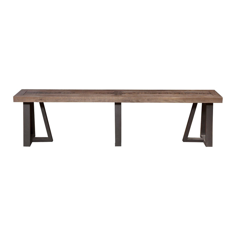 Prairie Dining Bench, Natural/Black