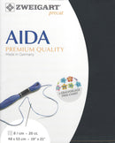 Precut Zweigart Aida extra fine 20 count Charcoal Grey 3326/7026