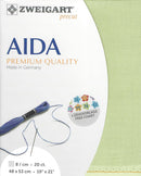 Precut Zweigart Aida extra fine 20 count Light Green 3326/6083