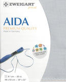 Precut Zweigart Aida extra fine 20 count Pearl Grey 3326/705