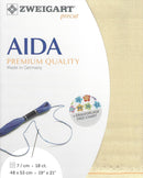 Precut Zweigart Fein-Aida 18 count Dark Ecru 3793/3740