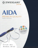 Precut Zweigart Fein-Aida 18 count Navy 3793/589
