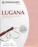 Precut Zweigart Lugana 25 count Ash Rose 3835/403