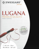 Precut  Zweigart Lugana 25 count Black 3835/720
