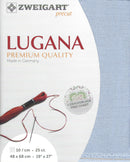 Precut Zweigart Lugana 25 count Light Blue 3835/501