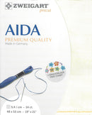 Precut Zweigart Stern-Aida Vintage 14 count Vintage Cream 3706/1019