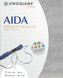 Precut Zweigart Stern-Aida Vintage 14 count Vintage Gray 3706/7729