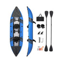 Premium 12FT 2-Person Inflatable Tandem Kayak Kit With Pump And Paddles (SAK94816)