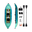Premium 12FT 2-Person Inflatable Tandem Kayak Kit With Pump And Paddles (SAK94816)